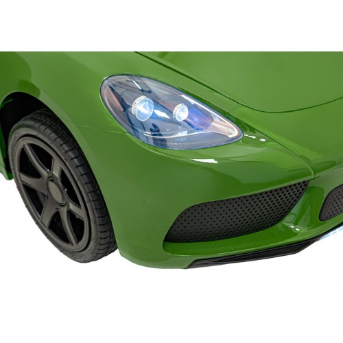 Vozidlo Perfecta lakované na zeleno