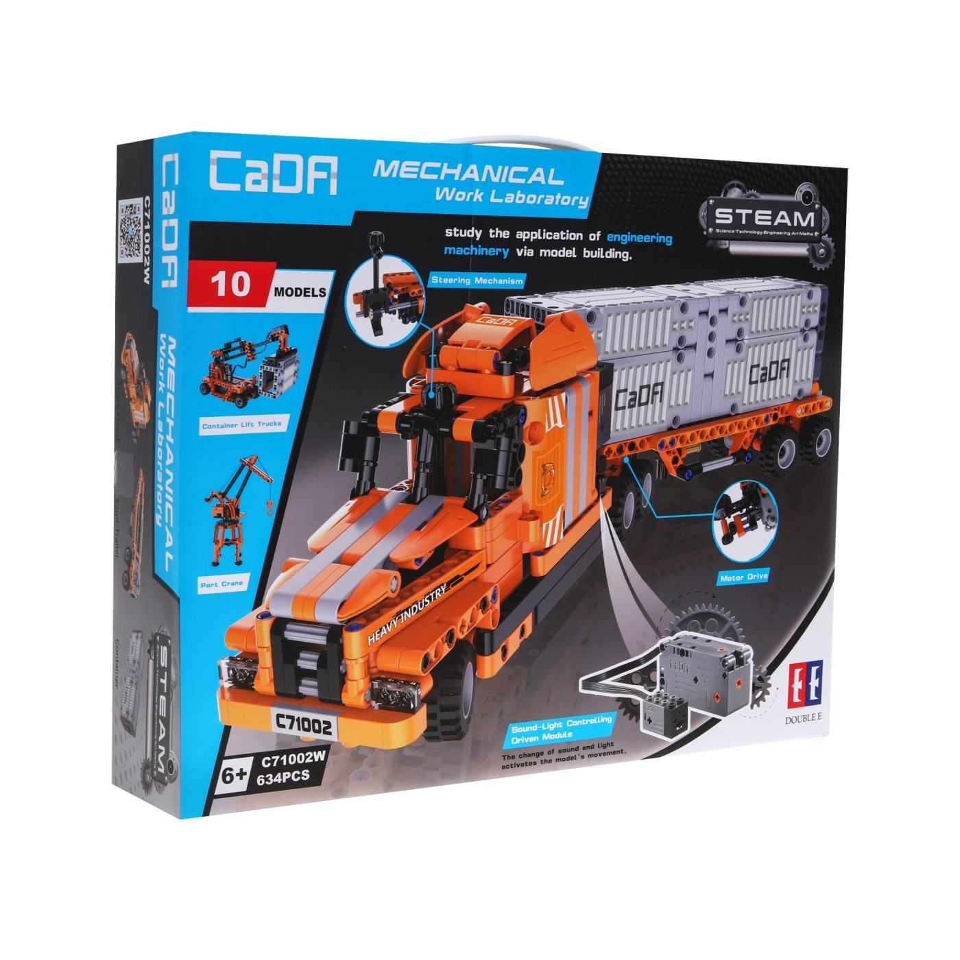 Stavebnica Simulátor prístavného inžinierstva 10 Vozidiel 634 ks EE