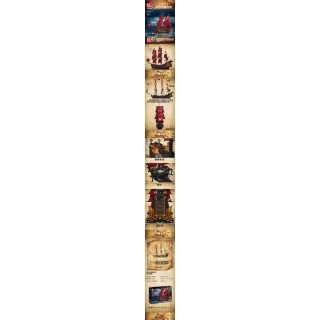 Súprava na stavbu lodí 3251ks.