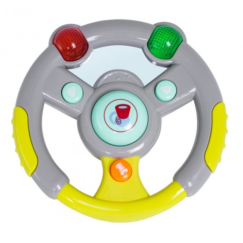 Interaktívna sada Šoféra pre deti 3+ Volant + Ovládač s kľúčmi + Telefón + Zvuky Svetlá