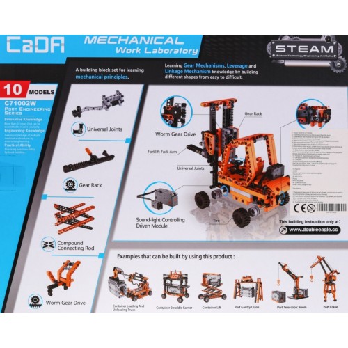 Stavebnica Simulátor prístavného inžinierstva 10 Vozidiel 634 ks EE