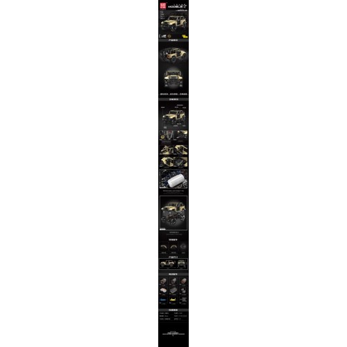 Sada terénnych vozidiel do piesku, 3621 dielov.