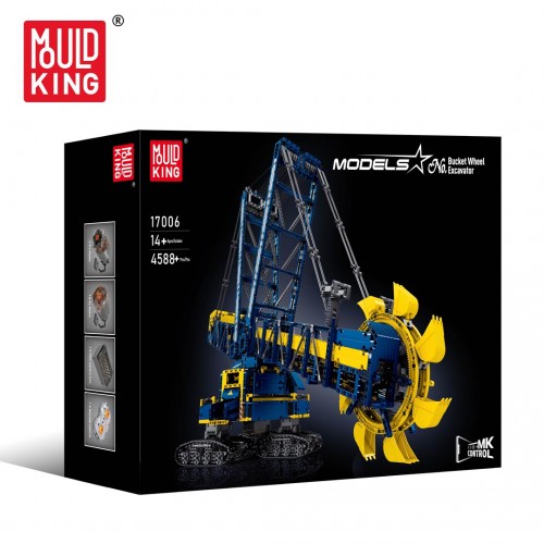 Stavebnica bageru, 4588 dielov.