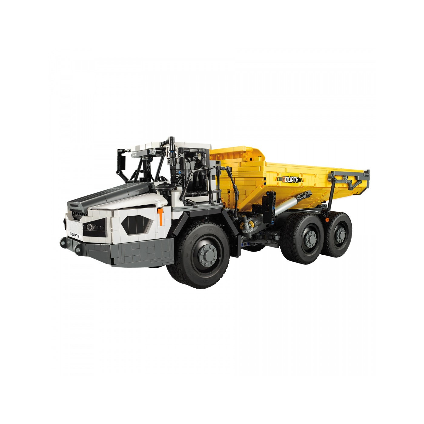 Stavebnica CaDA Master 3067 ks. Diaľkovo ovládaná vyklápačka Goliath Eric Trax