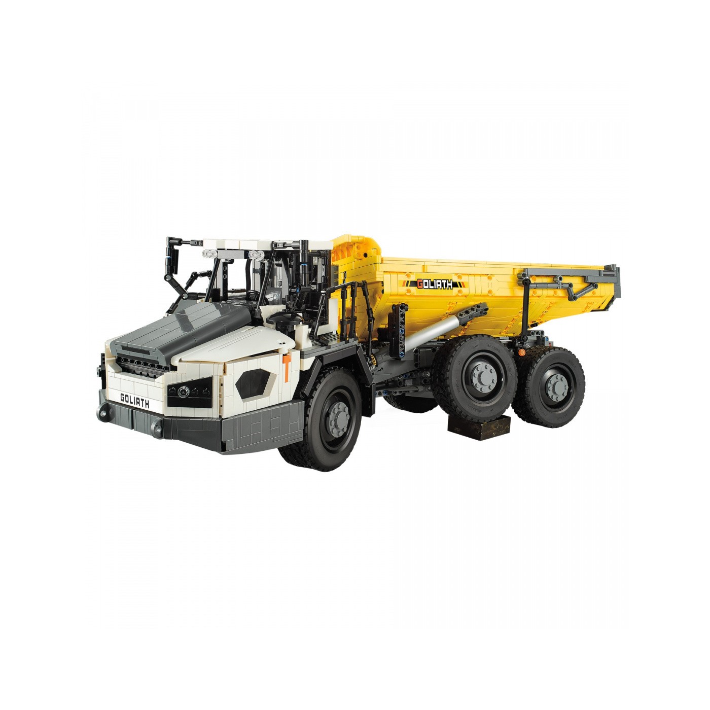 Stavebnica CaDA Master 3067 ks. Diaľkovo ovládaná vyklápačka Goliath Eric Trax