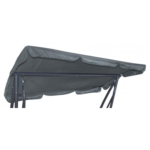 Náhradný diel pre záhradnú hojdačku 8011, látka pre baldachýn, sivá