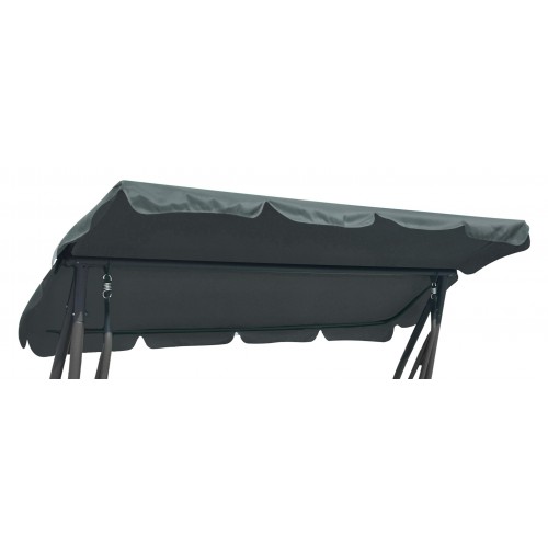 Náhradný diel pre záhradnú hojdačku 8078, látka pre baldachýn, sivá