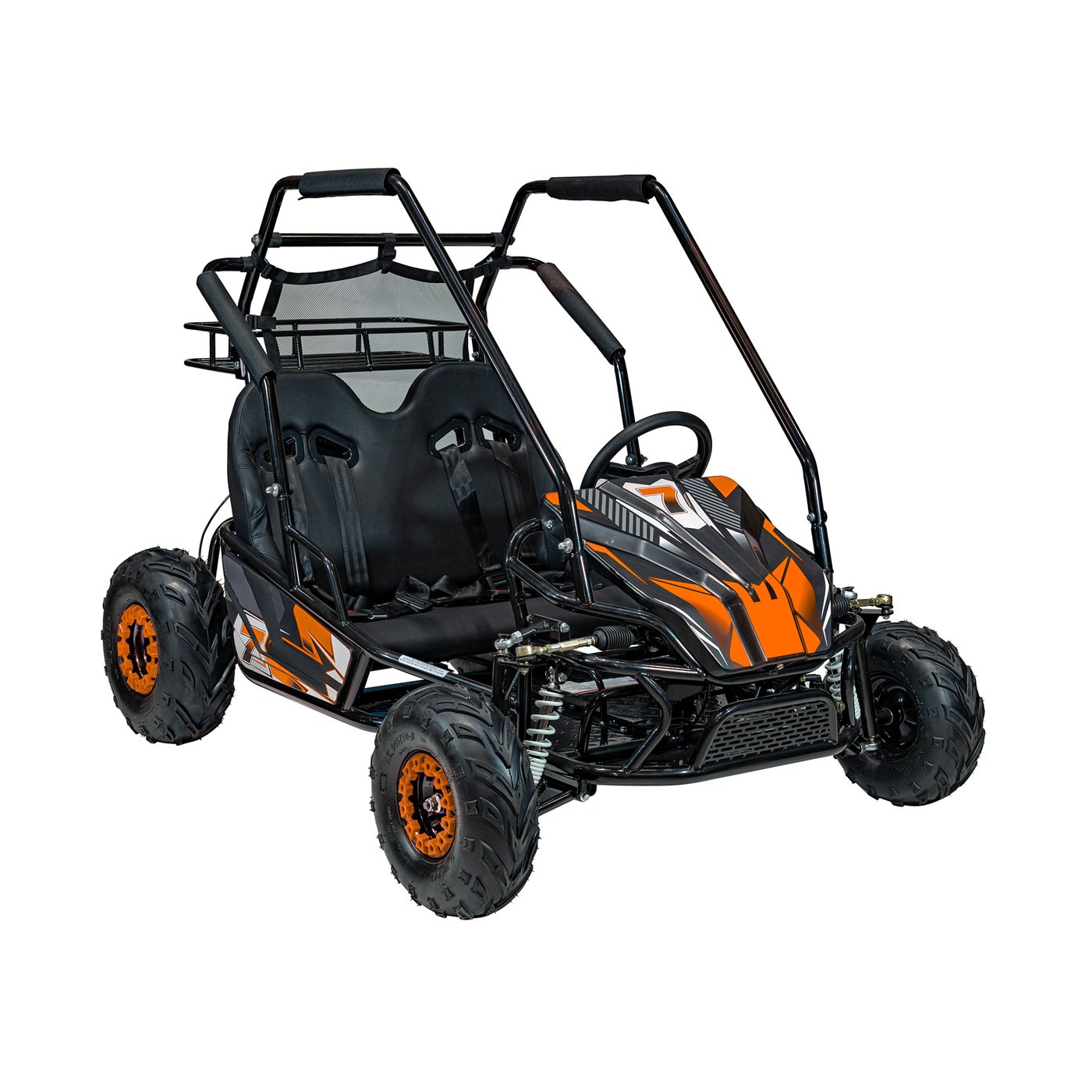 copy of Quad Highper na batériu Žltý 35km/h + Bezkefkový motor 1000W + Nafukovacie kolesá + Regulácia sedadla