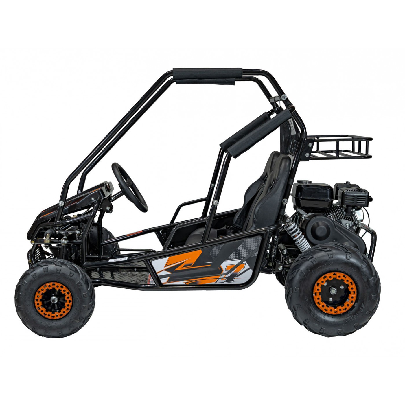 copy of Quad Highper na batériu Žltý 35km/h + Bezkefkový motor 1000W + Nafukovacie kolesá + Regulácia sedadla