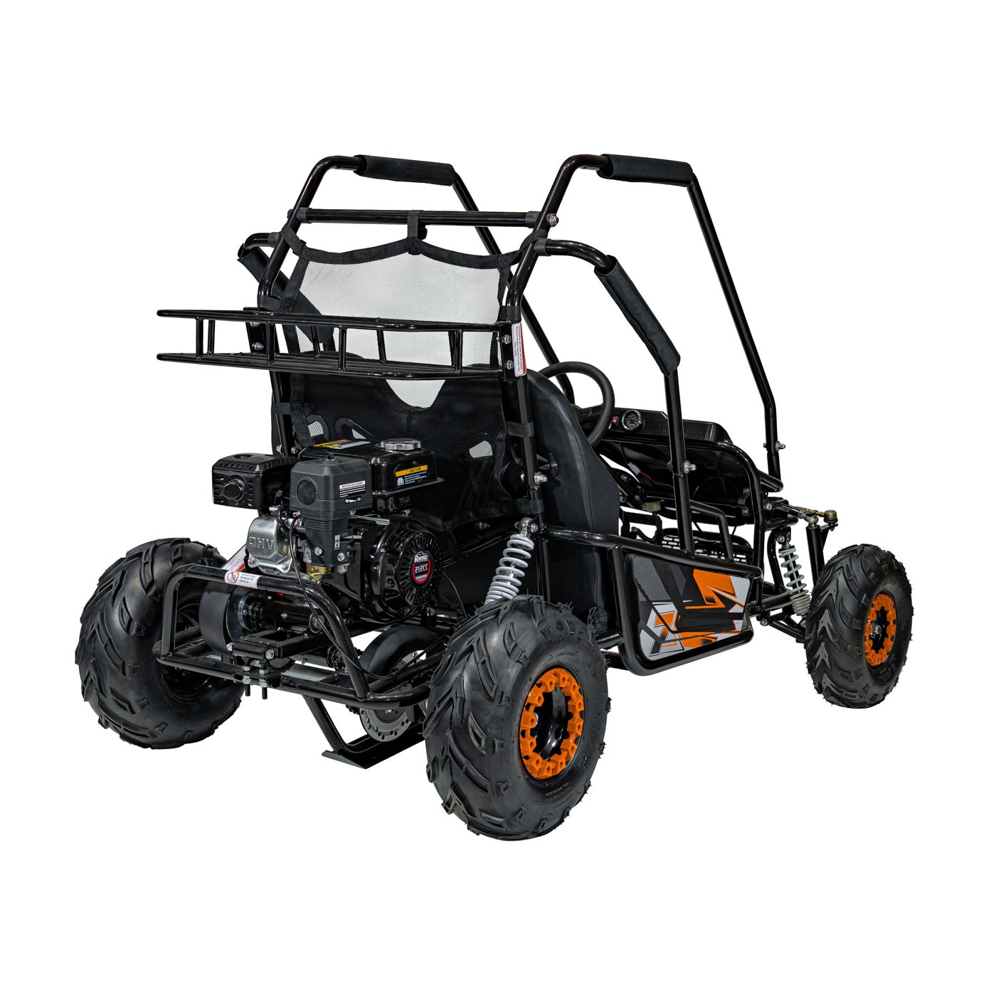 copy of Quad Highper na batériu Žltý 35km/h + Bezkefkový motor 1000W + Nafukovacie kolesá + Regulácia sedadla