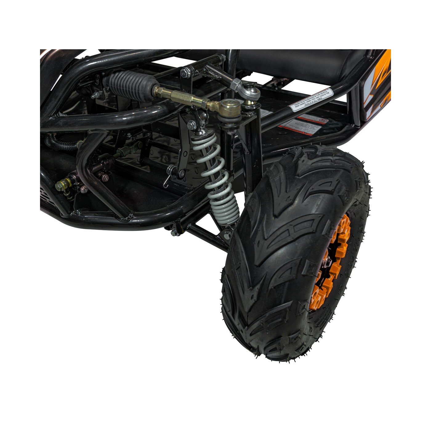 copy of Quad Highper na batériu Žltý 35km/h + Bezkefkový motor 1000W + Nafukovacie kolesá + Regulácia sedadla