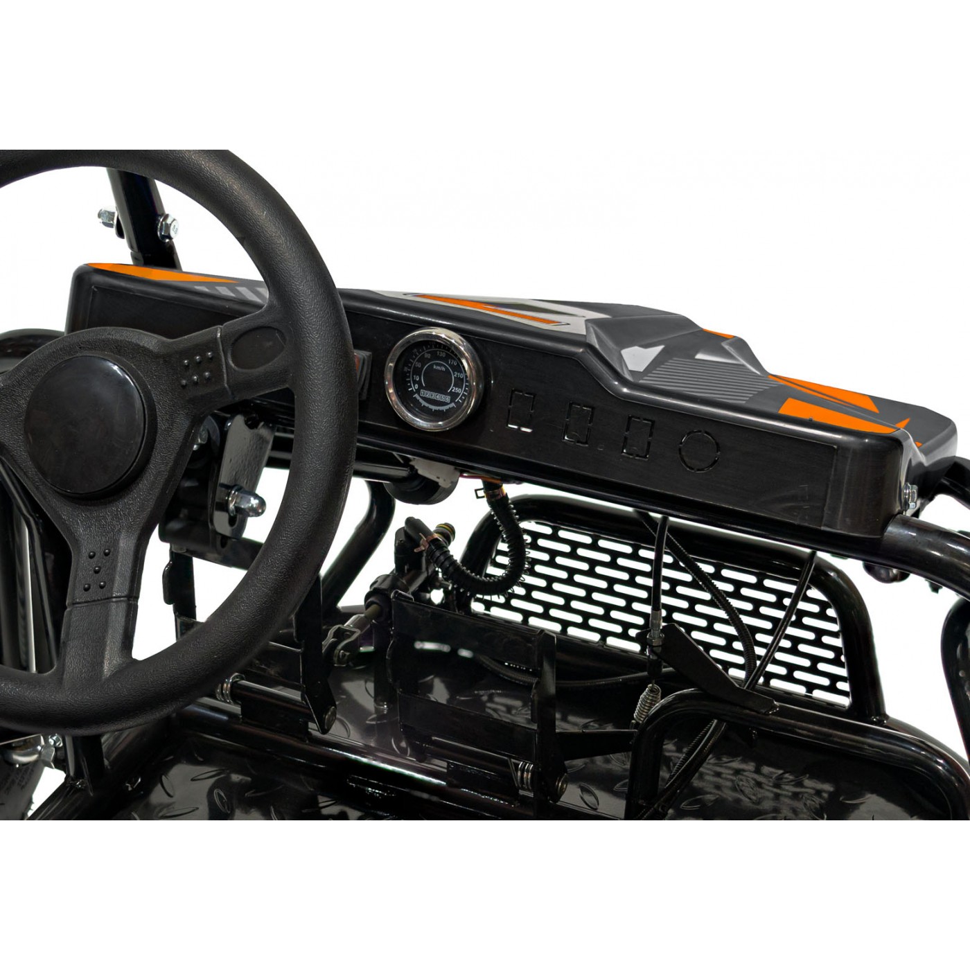 copy of Quad Highper na batériu Žltý 35km/h + Bezkefkový motor 1000W + Nafukovacie kolesá + Regulácia sedadla