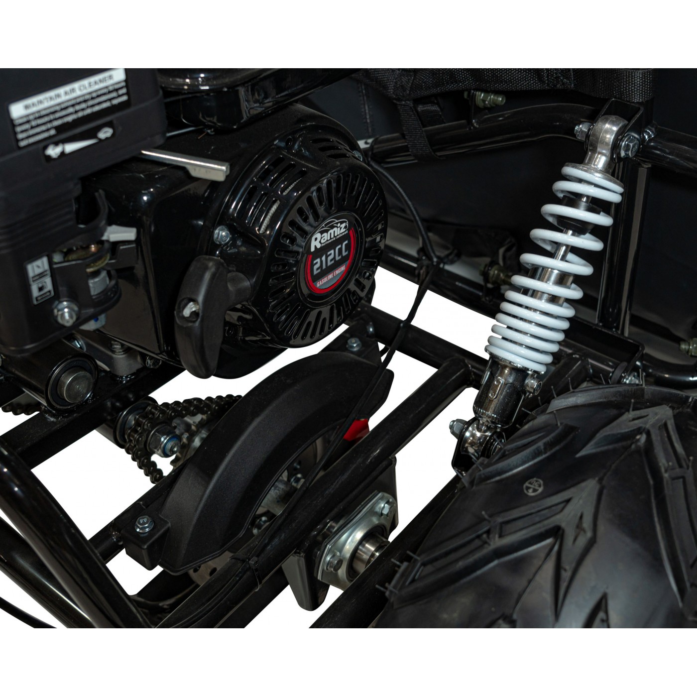 copy of Quad Highper na batériu Žltý 35km/h + Bezkefkový motor 1000W + Nafukovacie kolesá + Regulácia sedadla