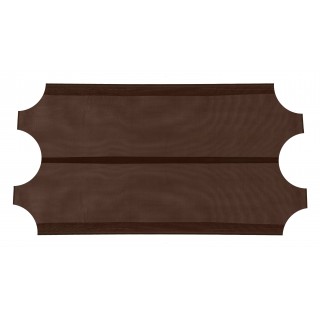 Náhradné diely pre záhradnú hojdačku 8078, pletené sedadlo, hnedé