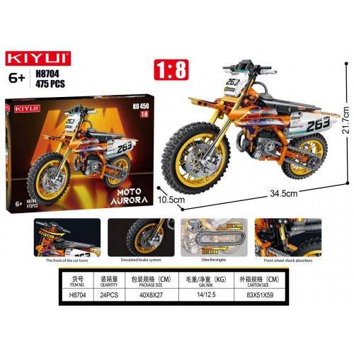 Sada kociek Motor Cross, 475 dielikov.