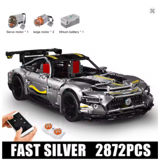 Sada športových kociek so sivými farbami, 2872 dielikov.