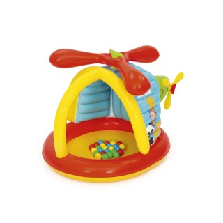 Nafukovacia ohrádka Fisher-Price pre deti Brodzik Vrtuľník BESTWAY 155x102x91cm + Lopty