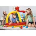 Nafukovacia ohrádka Fisher-Price pre deti Brodzik Vrtuľník BESTWAY 155x102x91cm + Lopty