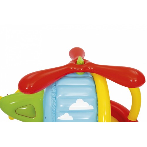 Nafukovacia ohrádka Fisher-Price pre deti Brodzik Vrtuľník BESTWAY 155x102x91cm + Lopty