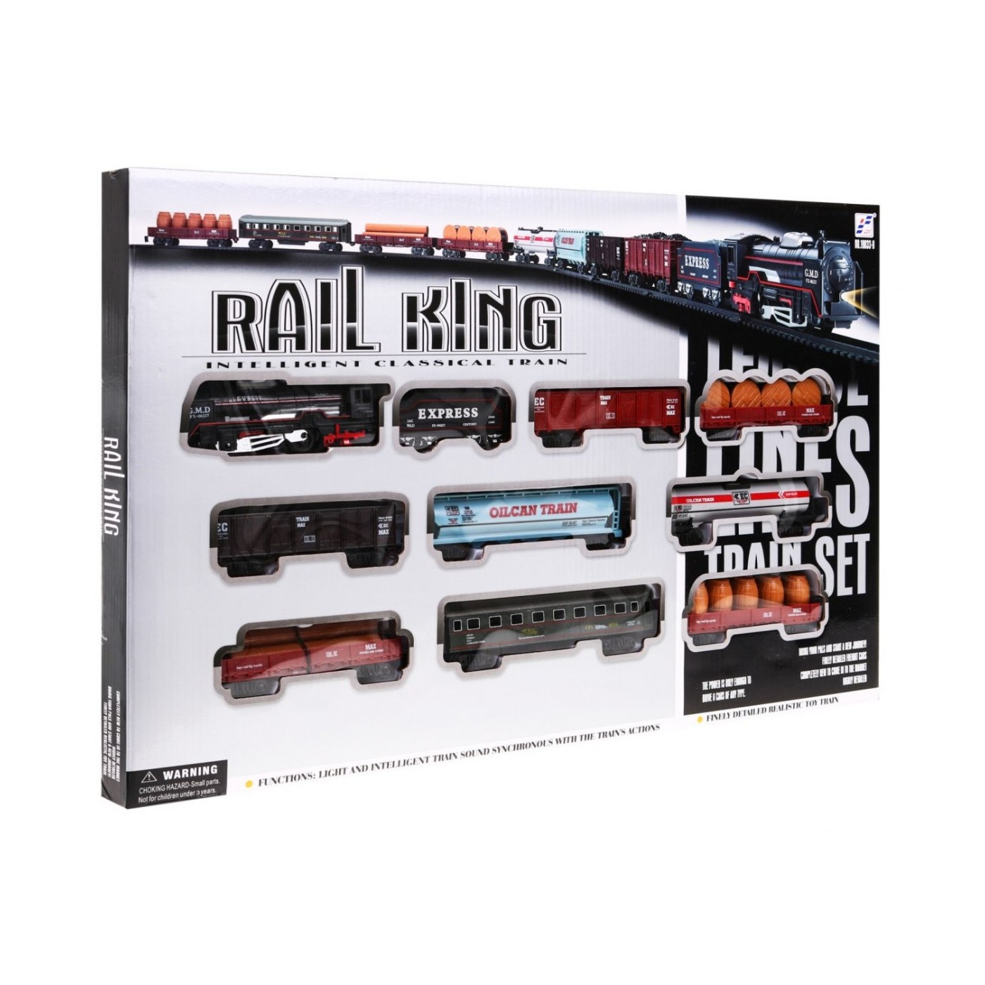 Vláčik Veľká sada 9 Vagónov