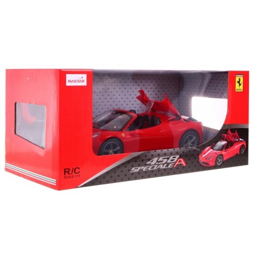 Autíčko R C Ferrari 458 Speciale A Červené 1 14 RASTAR