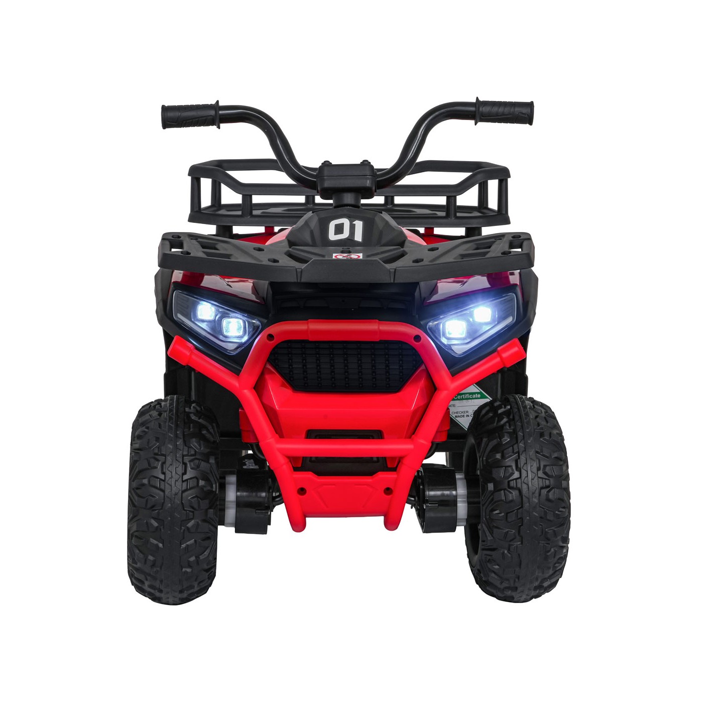 Štvorkolka Robust 01 červená