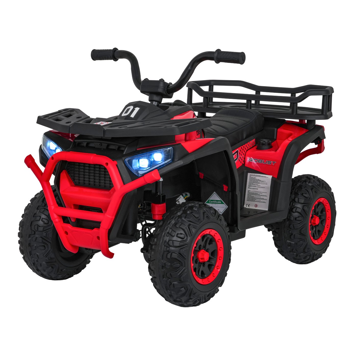 Štvorkolka Robust 01 červená