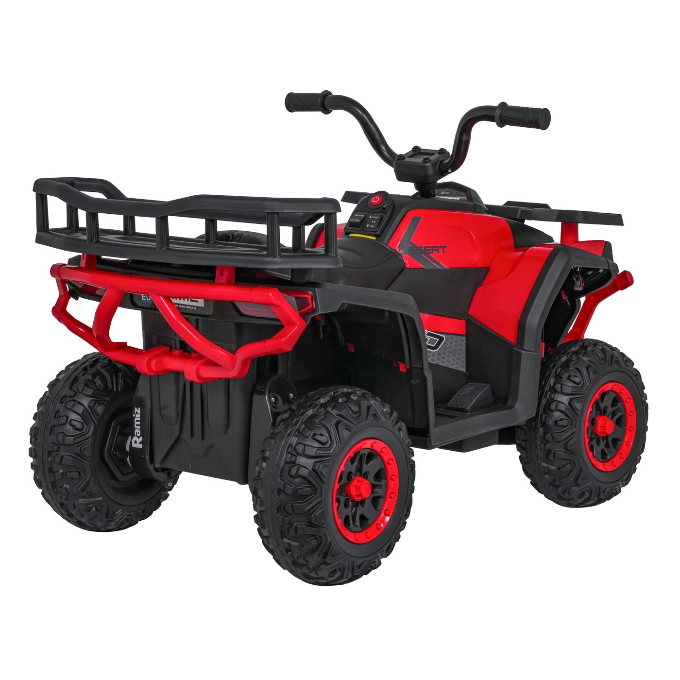 Štvorkolka Robust 01 červená