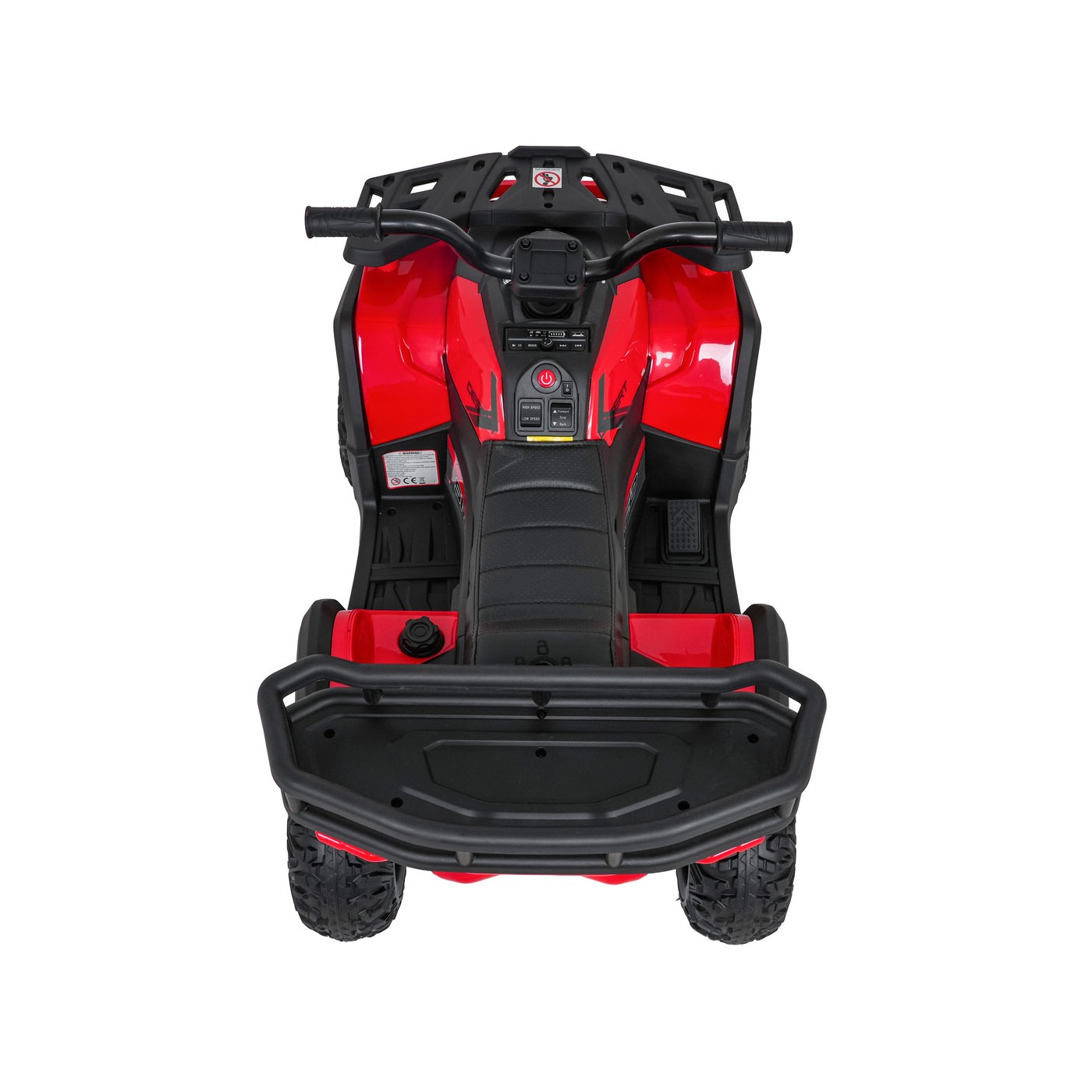 Štvorkolka Robust 01 červená