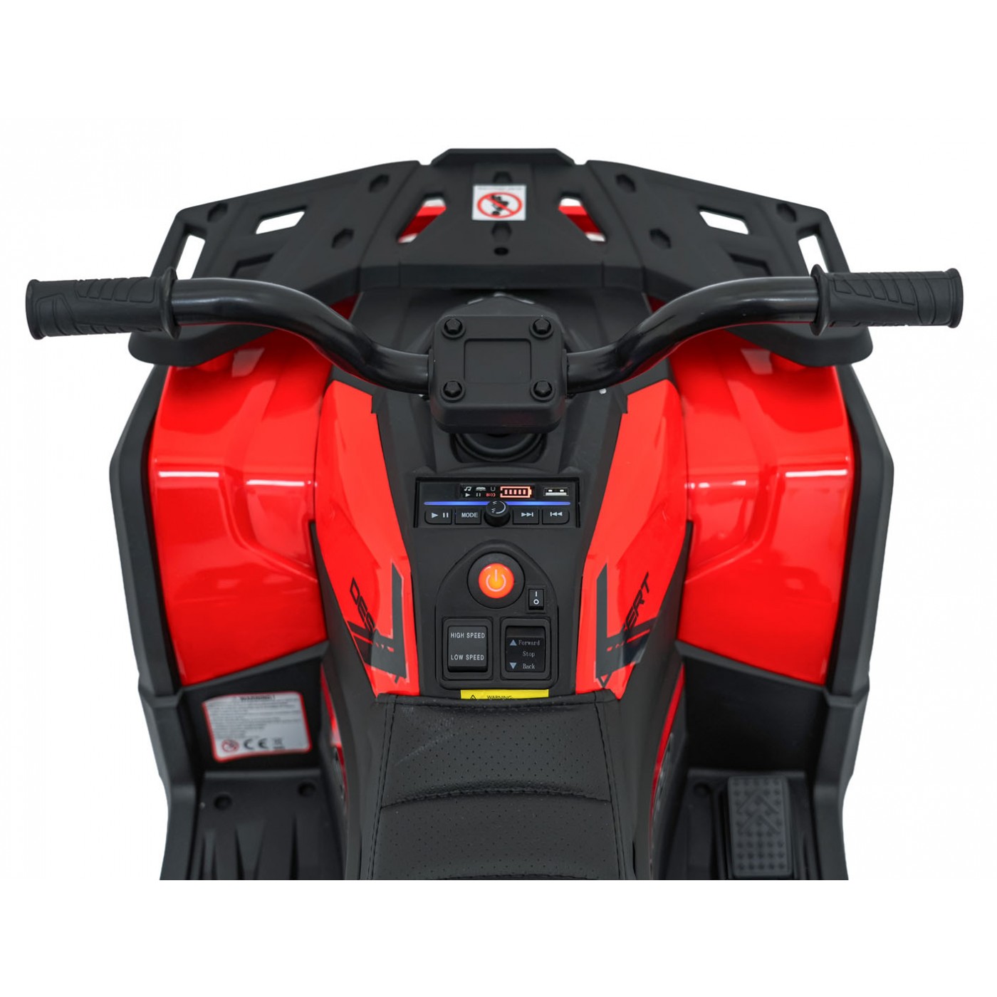 Štvorkolka Robust 01 červená