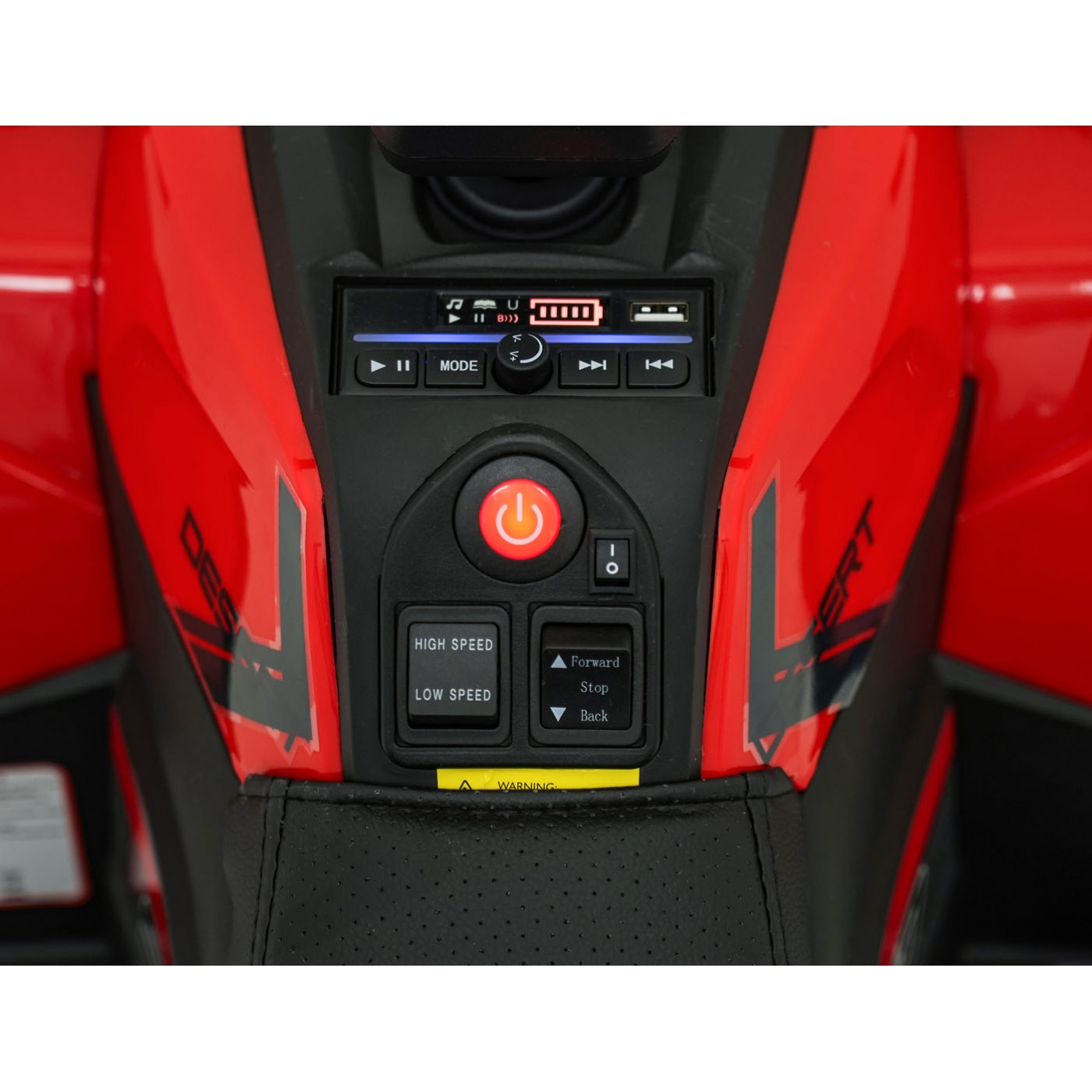 Štvorkolka Robust 01 červená