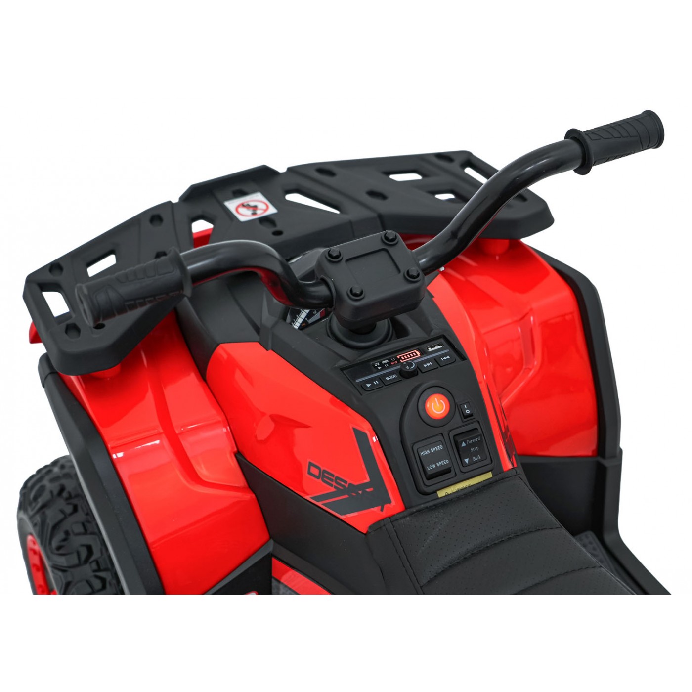 Štvorkolka Robust 01 červená