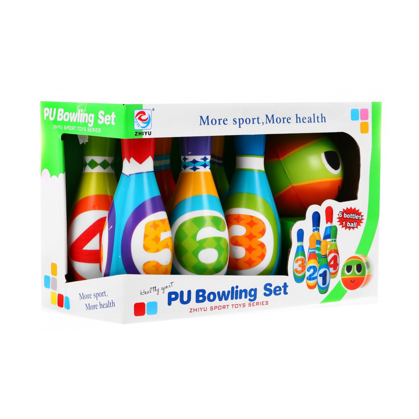 Sada penových kuželov pre deti 3+ Mäkké kužele s číslami + Farebná lopta