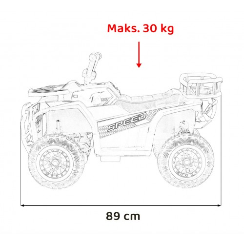 Štvorkolka Robust 01 žltá