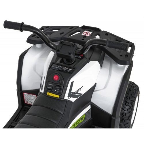 Štvorkolka Robust 01 Biela