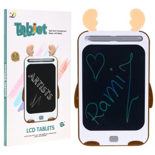 Renifer Tablet na kreslenie pre deti 3+ Obrazovka + Ceruzka + Tlačidlo na mazanie