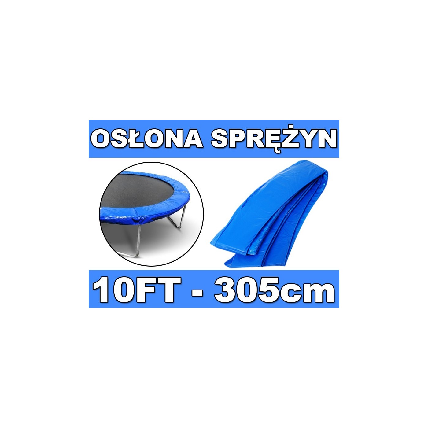 Ochranný golier PAD Na Trampolíne 10FT Modrý