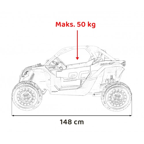 Buggy Maverick Turbo RR STRONG Modrá