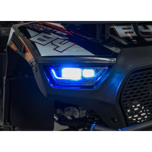 Oranžová spaľovacia štvorkolka MONSTER 200 CC