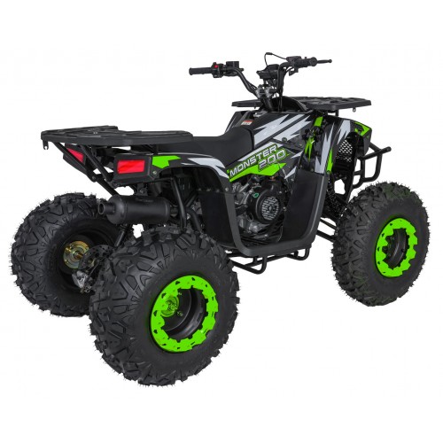 Benzínová štvorkolka MONSTER 200 CC, zelená