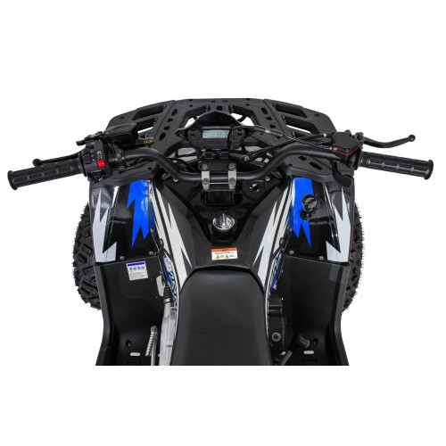 Modré spaľovacie štvorkolkové vozidlo MONSTER s objemom 200 ccm