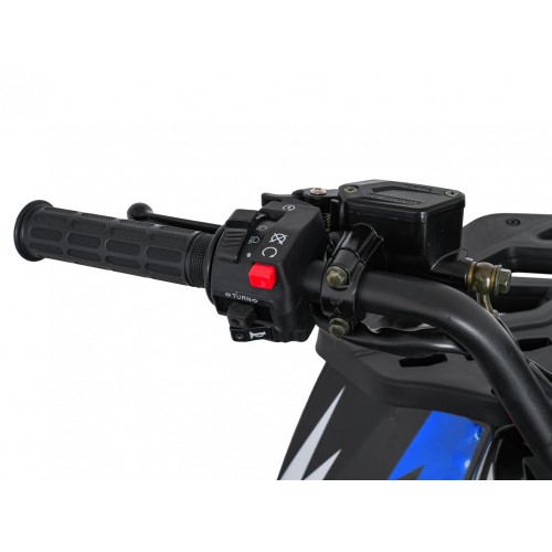 Modré spaľovacie štvorkolkové vozidlo MONSTER s objemom 200 ccm