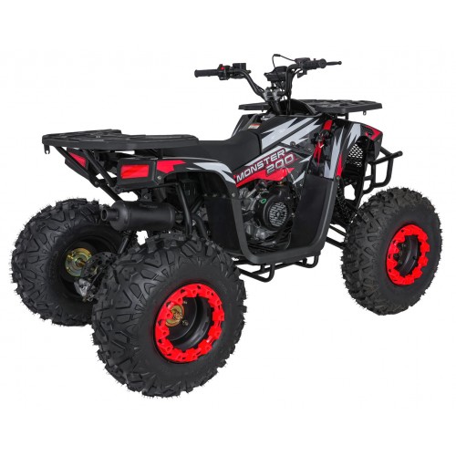 200CC MONSTER červená spaľovacia štvorkolka