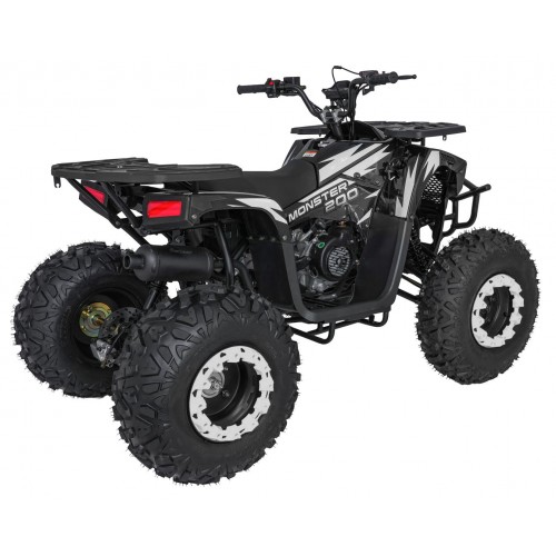 Vozidlo so spaľovacou štvorkolkou 200CC MONSTER Black