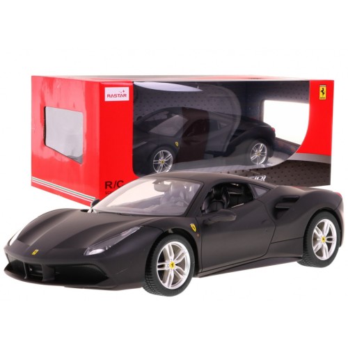 Autíčko R C Ferrari 488 GTB Čierne 1 14 RASTAR