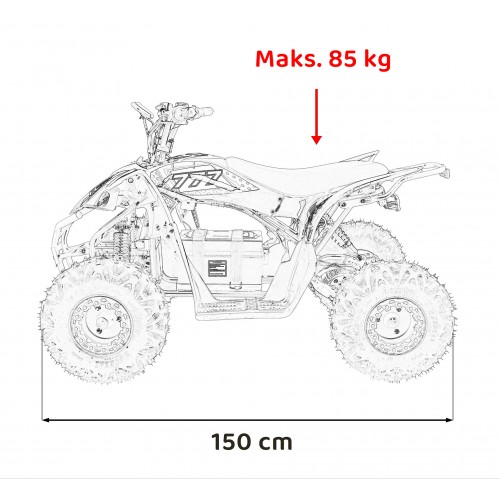 Štvorkolka DESERT STORM LIFT Black