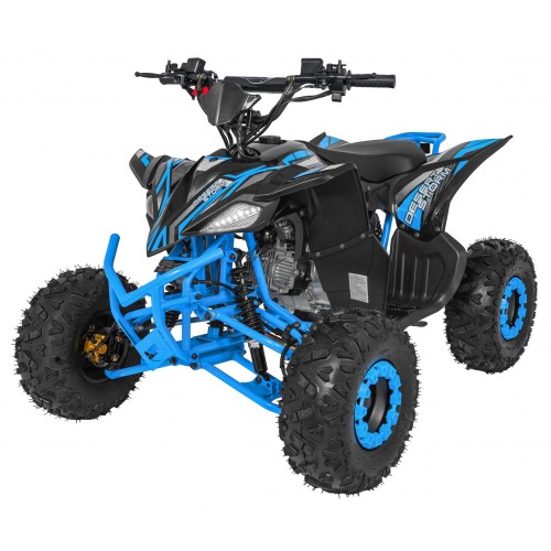 Vozidlo so spaľovacou štvorkolkou v modrej farbe DESERT STORM LIFT