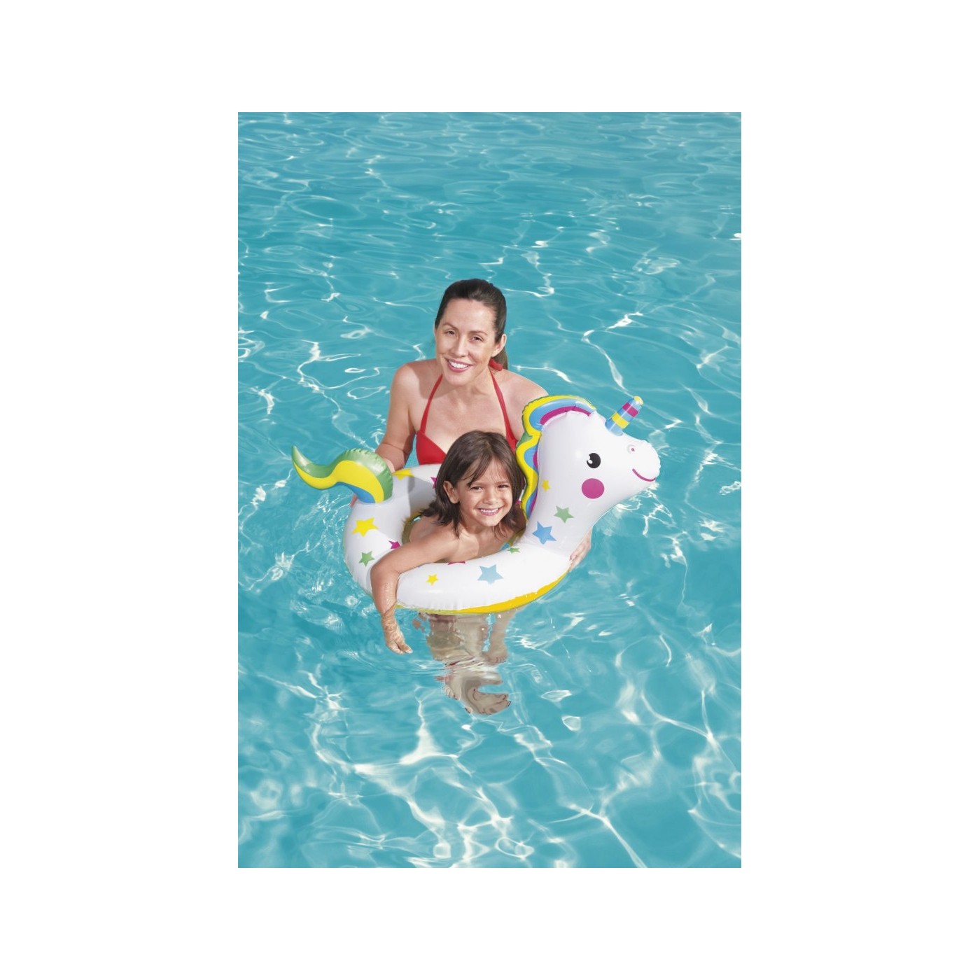 Plávací kruh pre deti Jednorožec BESTWAY 79x58cm Vinyl