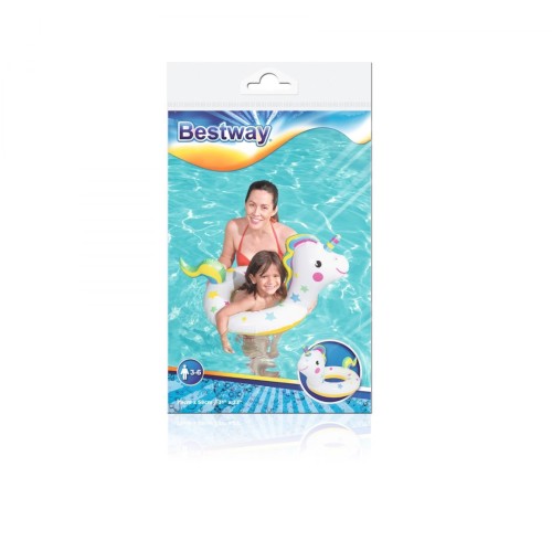 Plávací kruh pre deti Jednorožec BESTWAY 79x58cm Vinyl