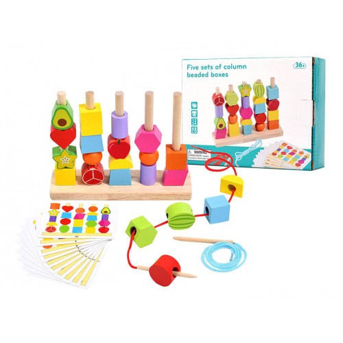 Drevená logická hra + karty